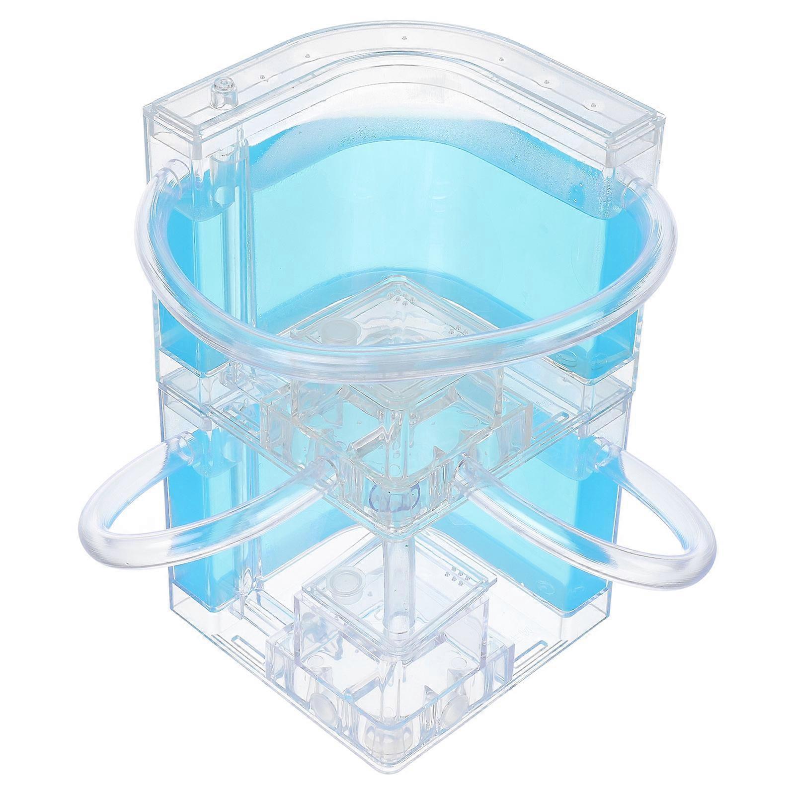 Ant Nest Plastic Ant Breed Box for Science Experiment 2Pcs Blue Observation