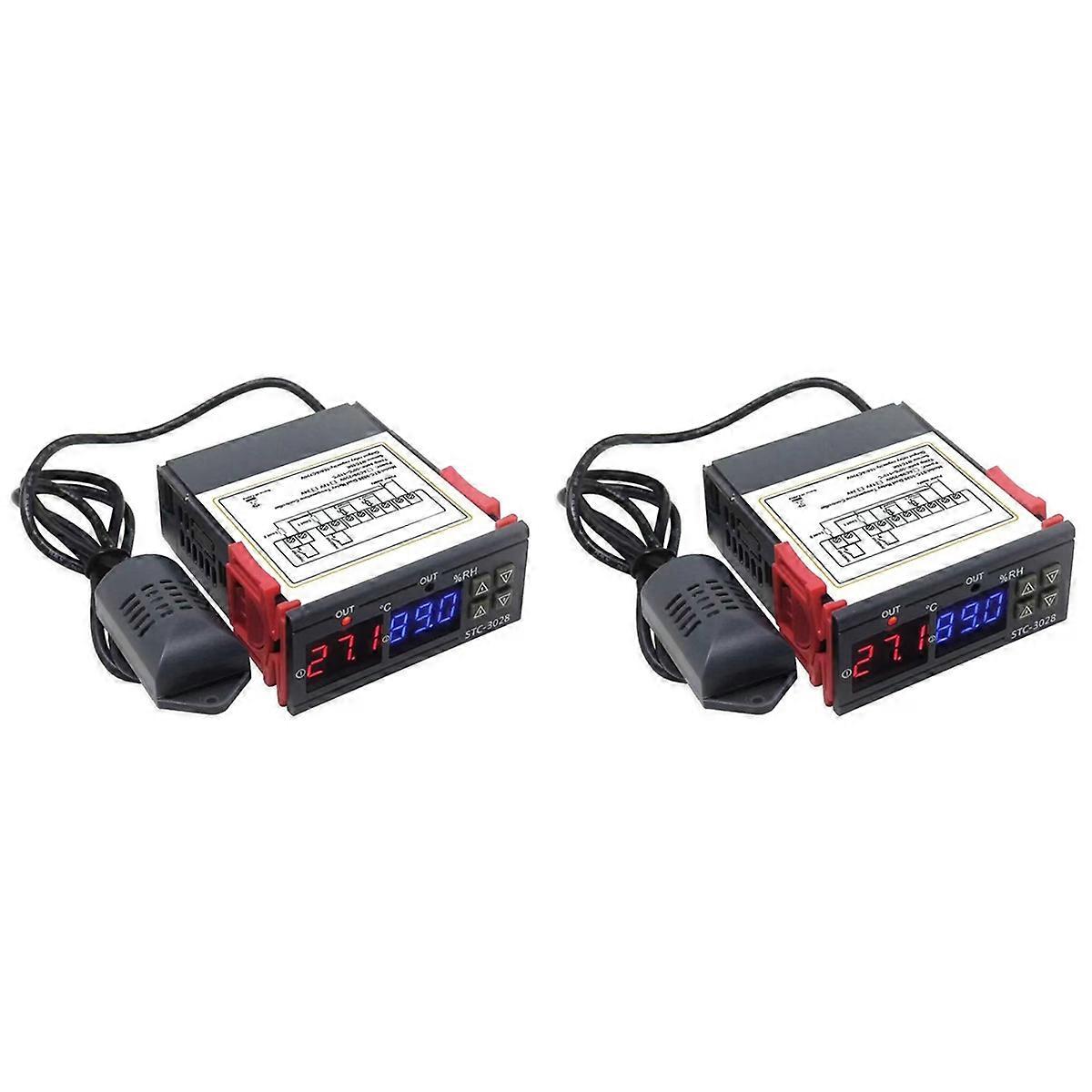 -3028 Digital Thermostat Thermometer Hygrometer Temperature Humidity Controller Regulator