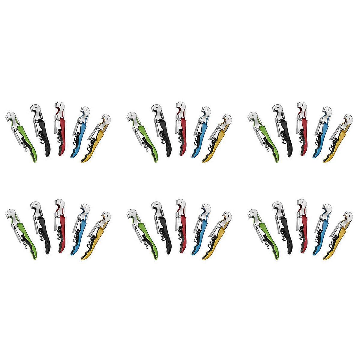 5 Pack Corkscrew Set with Foil Cutter and Bottle Opener Wine Key