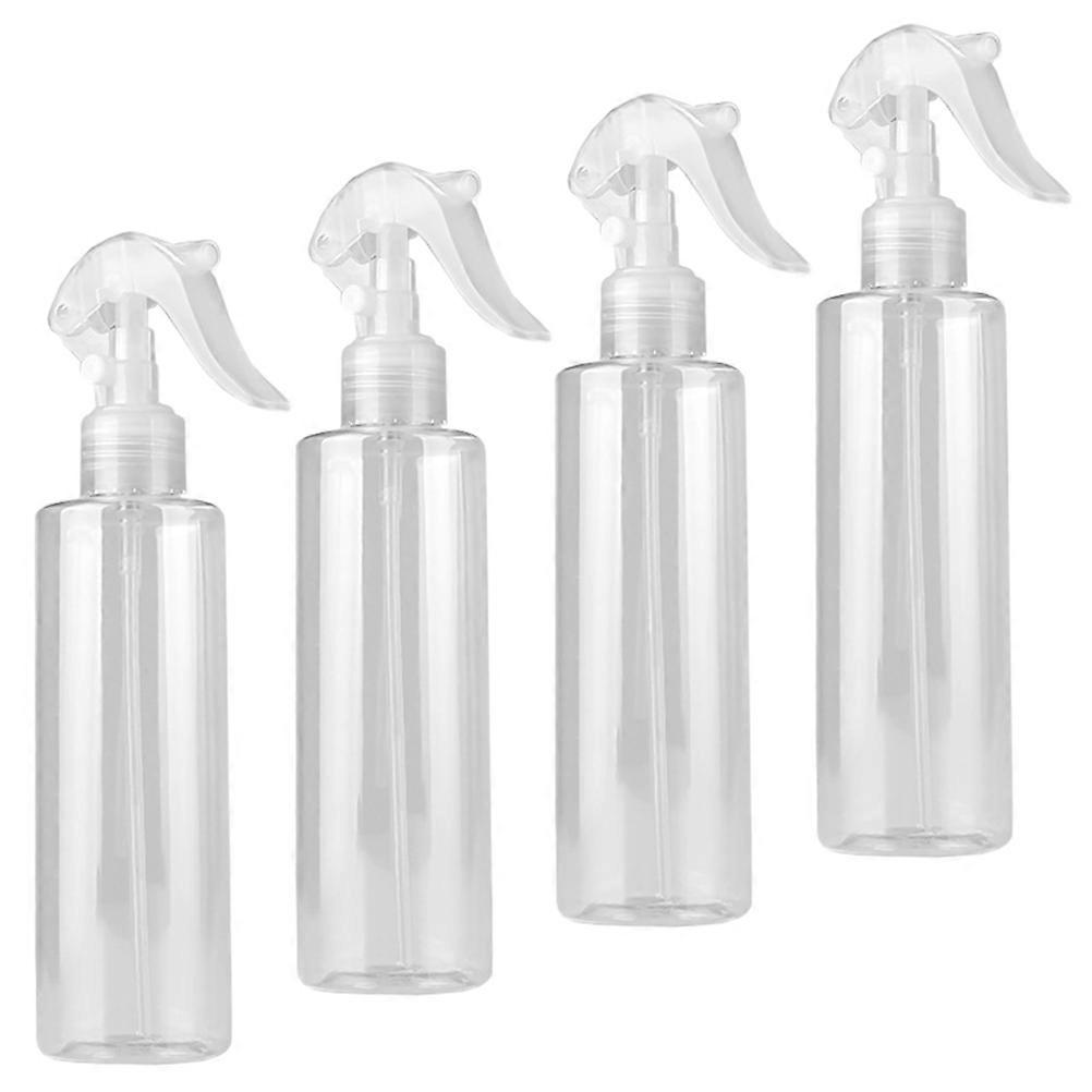 Transparent Spray Bottles Multi-Function Refillable Plastic Toner 4Pcs Set