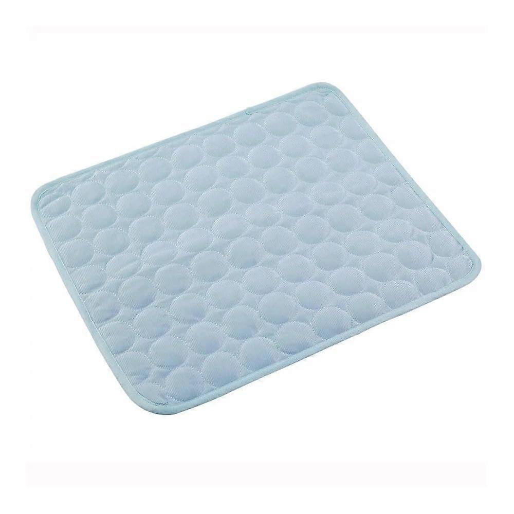 Dog Cooling Mat For Small To Large Dogs And Cats, Extra Large, Light Blue, 62x50 Cm, Ice Pad Blanket, Durable Sofa Bed