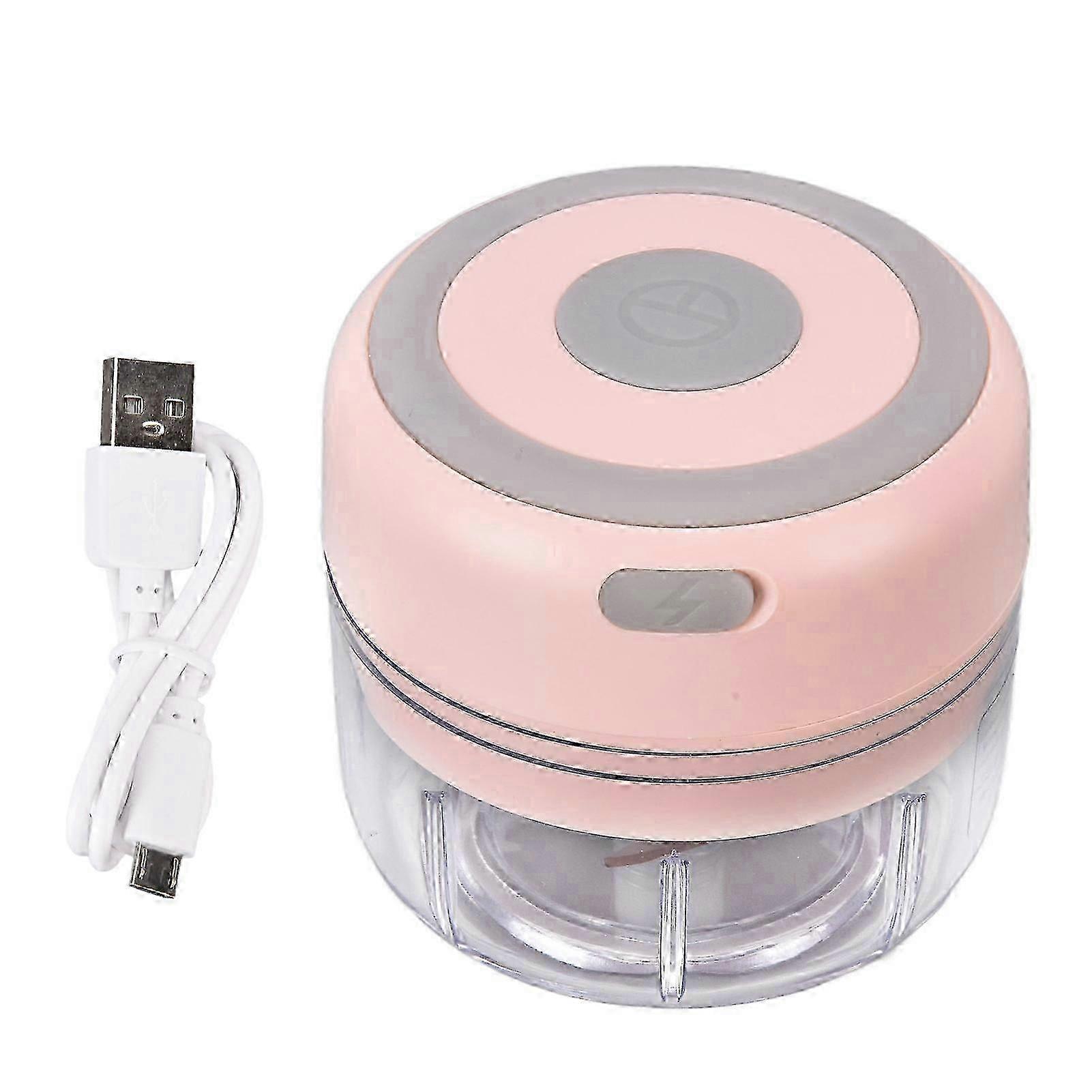 Mini Chopper Durable Electric 100ml Capacity Quickly Chopping Portable Grinder for KitchenwarePink 26s