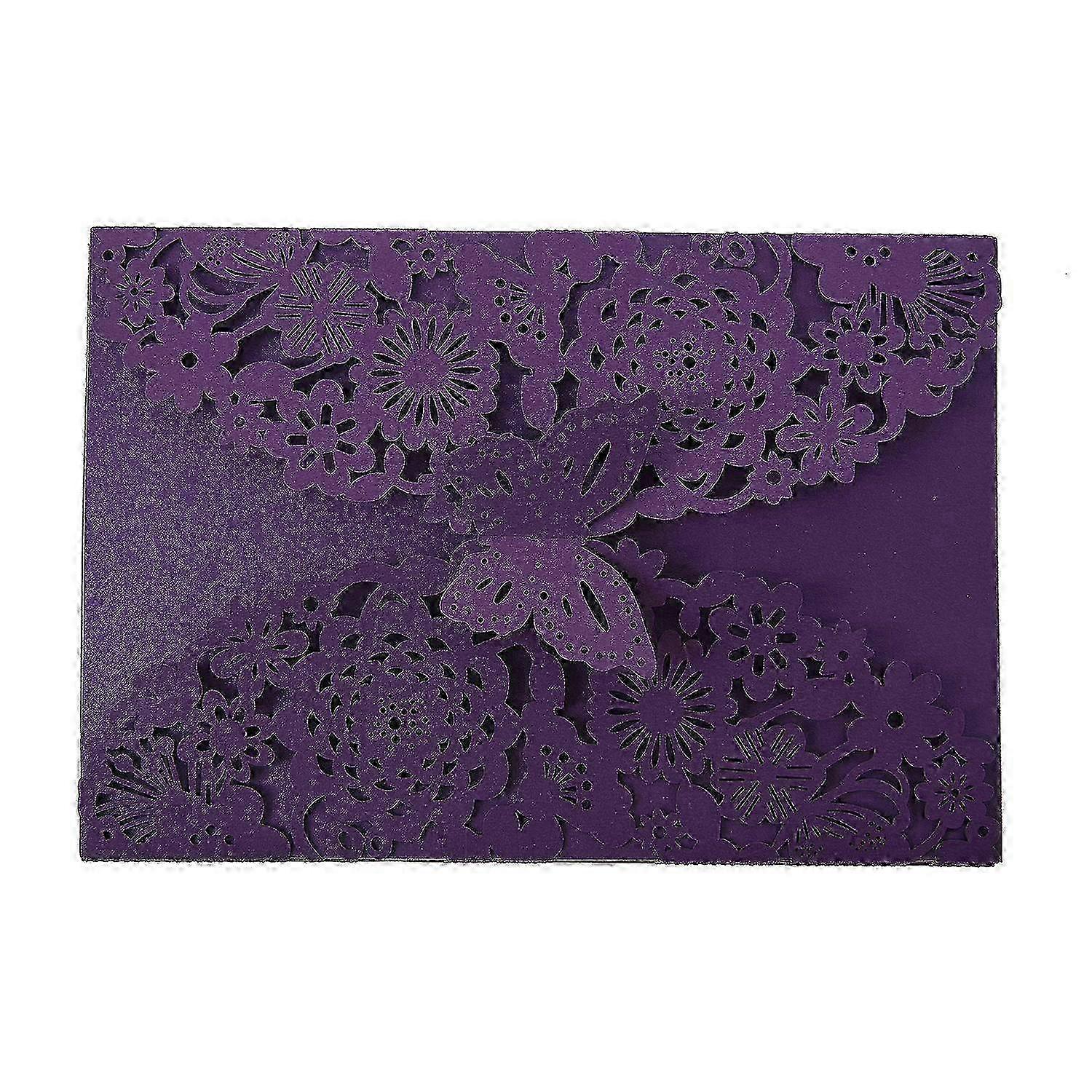 10Pcs/Set Carved Butterflies Invitation Card for Wedding: