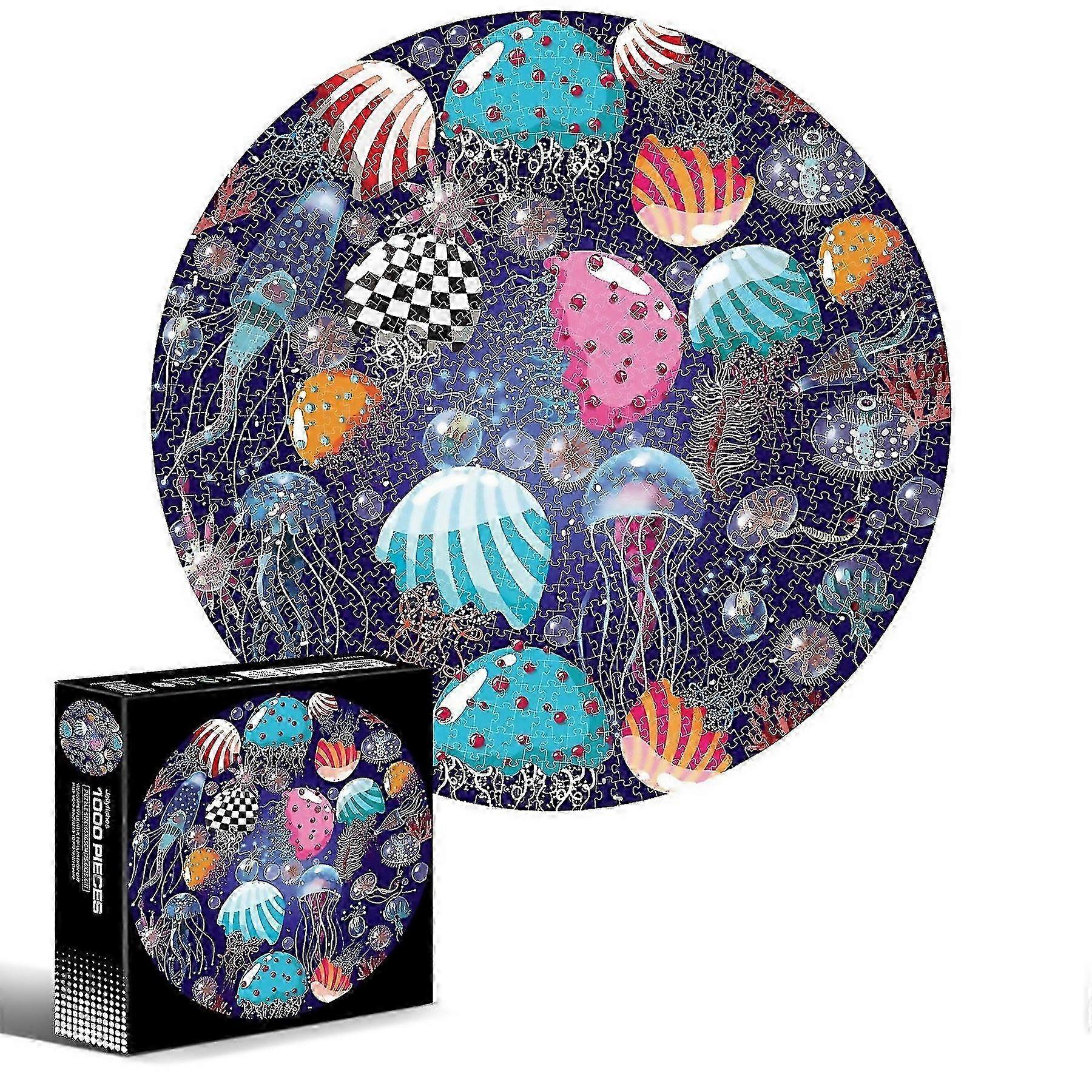 For Round Shape Irregular Plane Puzzle Jigsaw Toy 1000 Pieces Easy To Clean And Maintain 26s