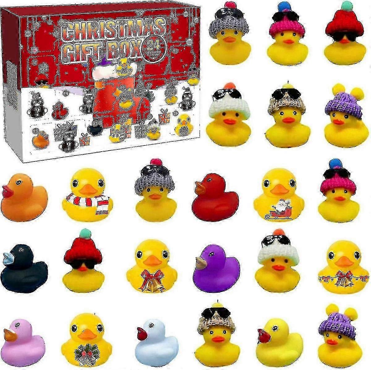 Rubber Duck Advent Calendar 2025, Advent Calendar 2025 Kids, Advent Calendar Duck Bath Toy Set, Advent Calendar With 15 26s