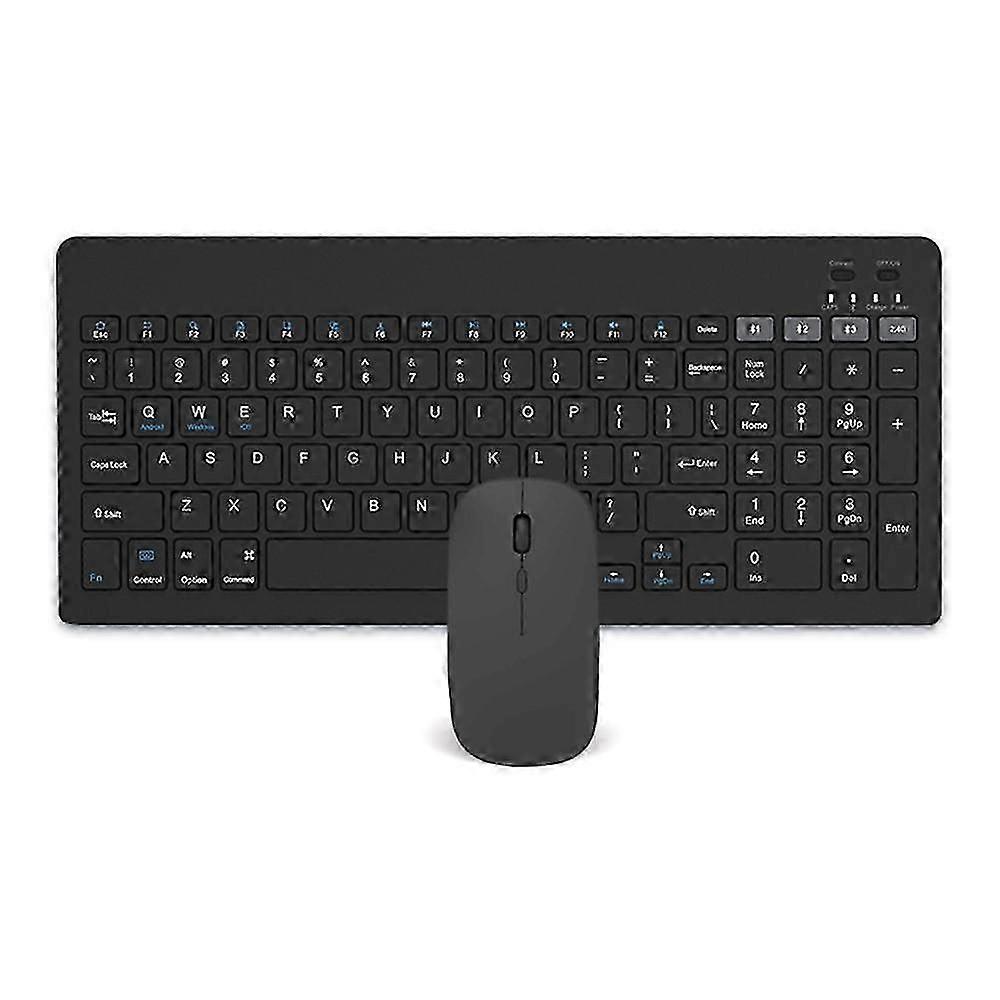 2858+030 Rechargeable Wireless Bluetooth Keyboard Silent Mouse Set with 800/1200/1600 DPI