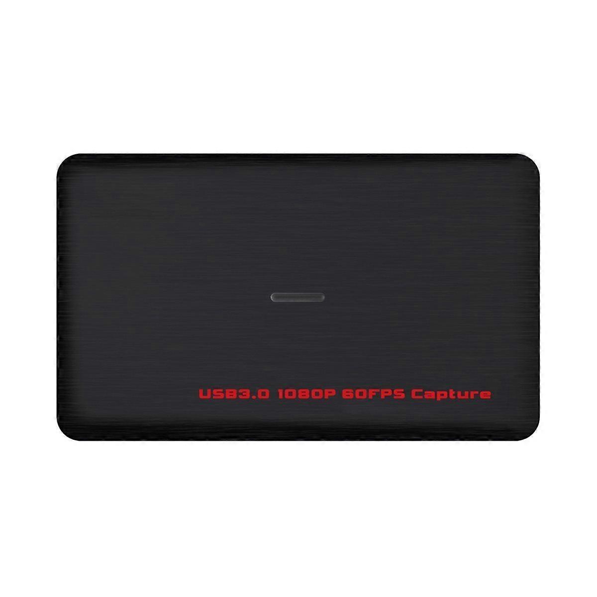 USB 3.0 1080p 60fps -Compatible Video Capture Card Support 4K Loop Line in Audio Mixer Live Streaming & Recording