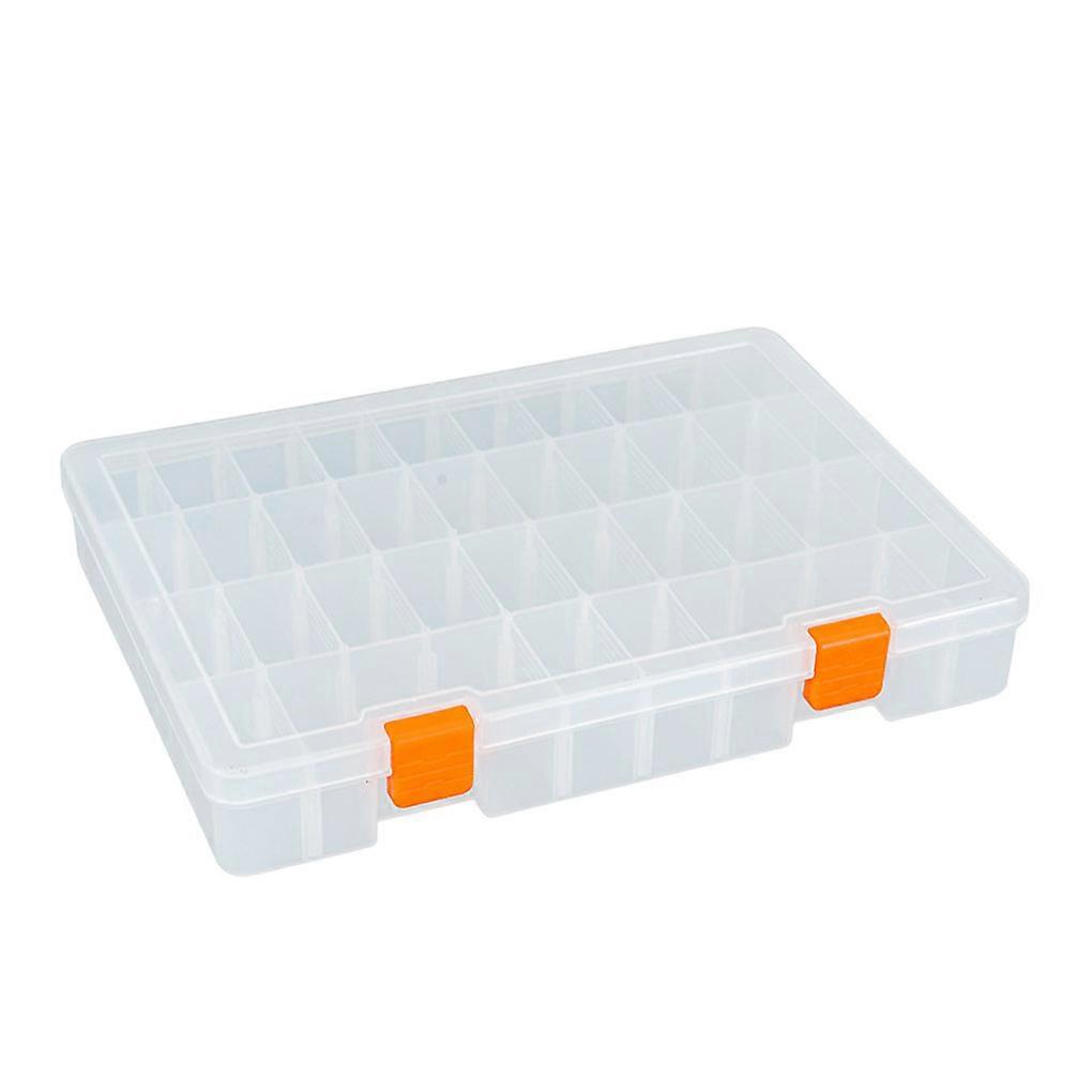 Storage Box Cake with Double Button Organizer Boxes Plastic Rectangle for