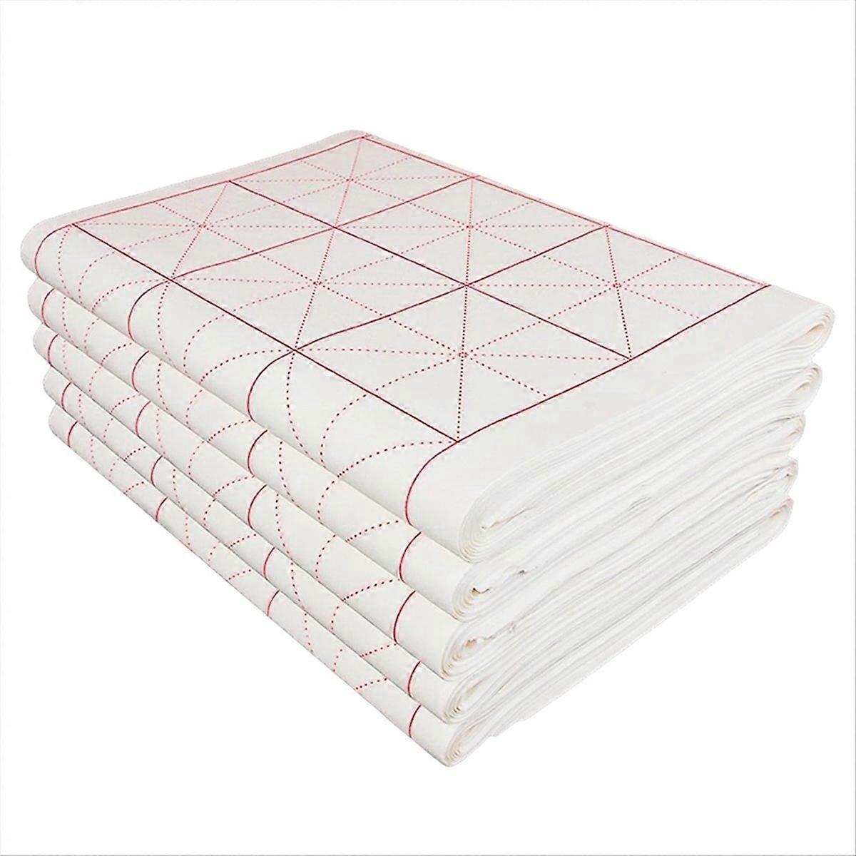 -Paper, Chinese Calligraphy Paper with Grid 100PCS Grid-10cm