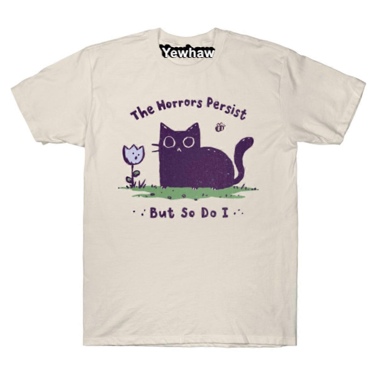 The Horrors Persist Koszulka z kotem