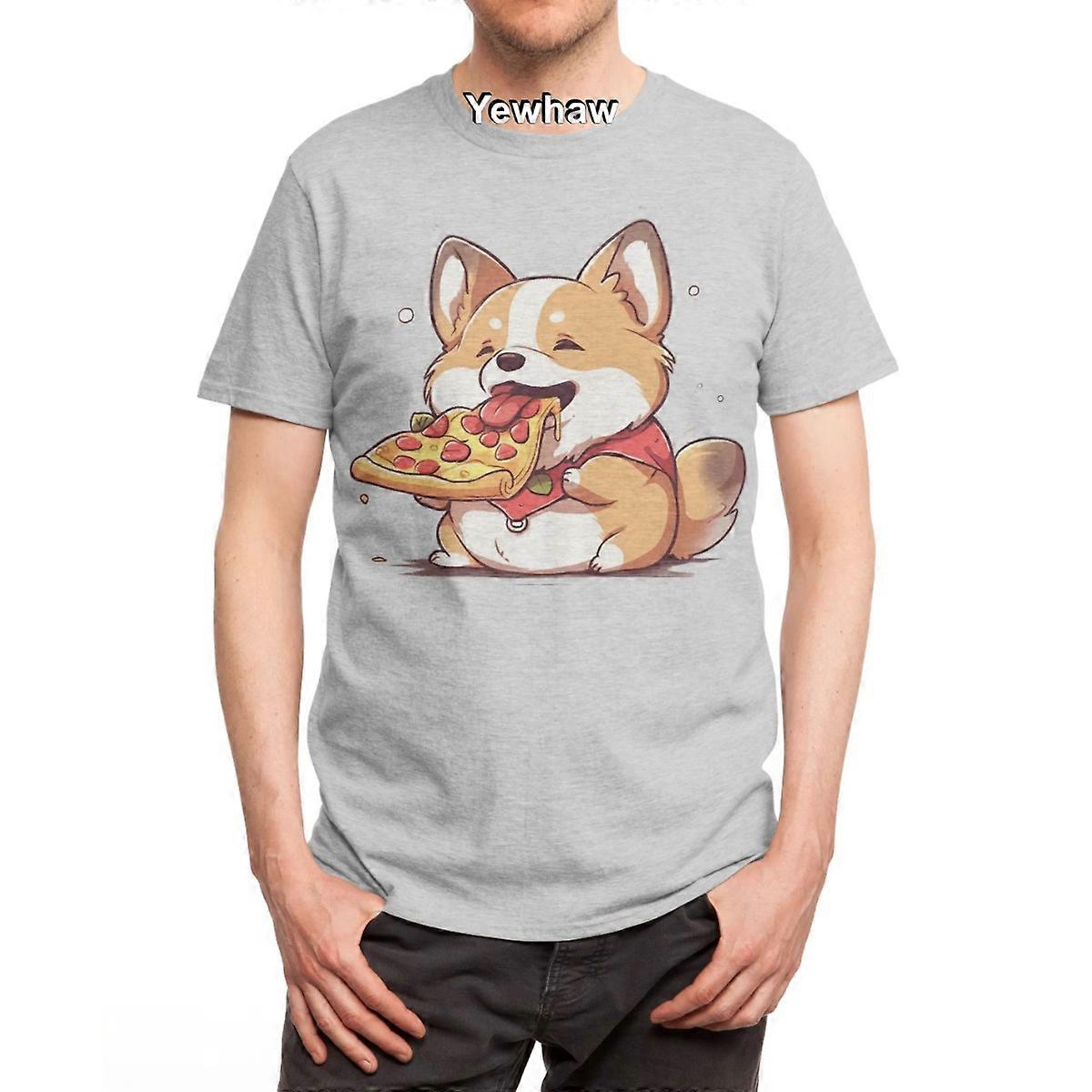 Corgi Pizza Time T-Shirt