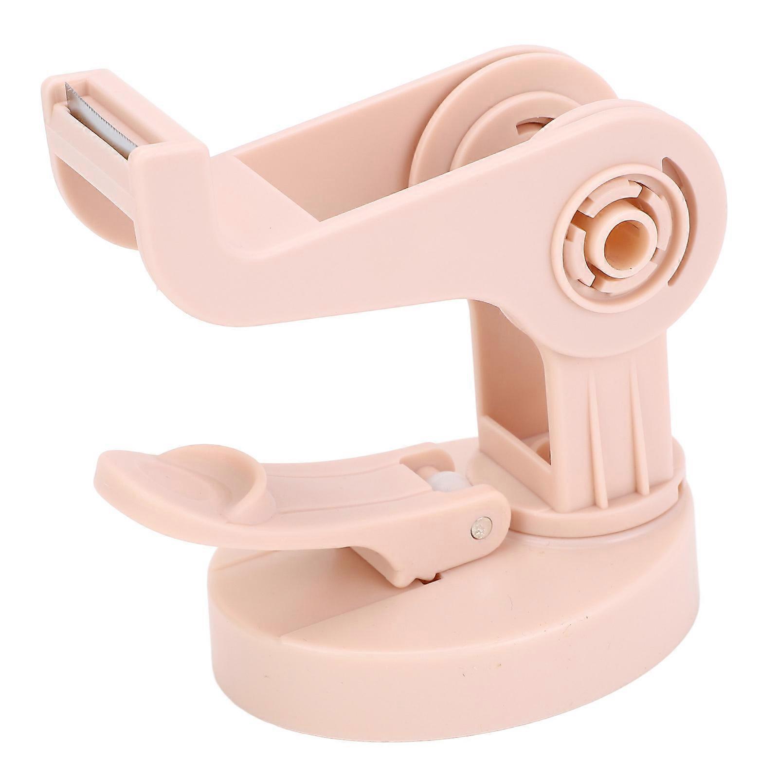 Desktop Tape Dispenser Suction Cup Type Adjustable Desktop Tape Dispenser Roll Holder Roseate 