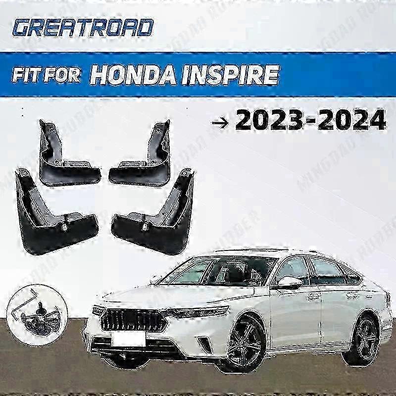 unique For Honda inspire 2023-2024 Fender Mudguard Mud Flaps Guard Splash Flap Mudguards Car Accessories miao4