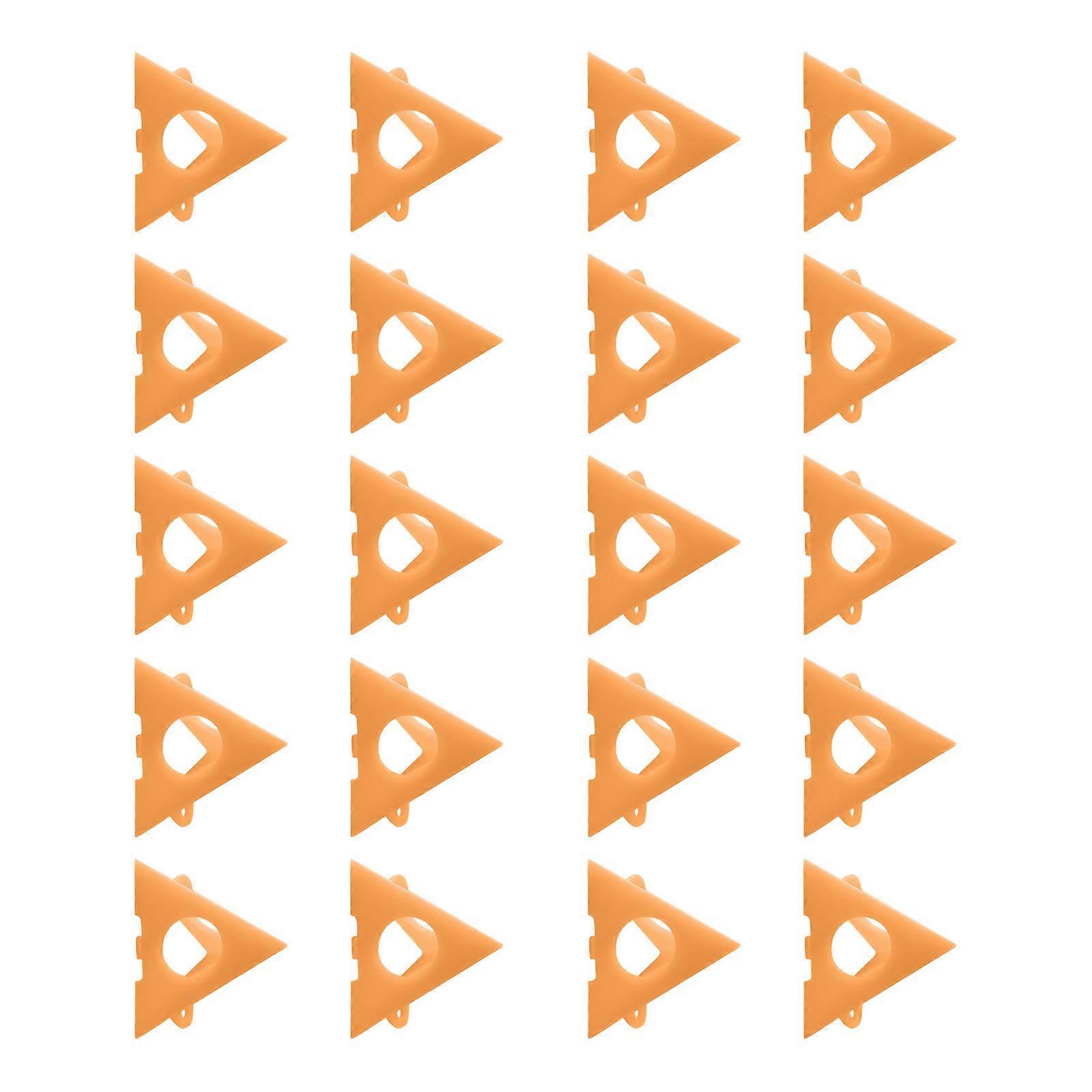 Multiple Use ABS Paint Stand Rack Pyramid Structure For Woodworking Workshop Stability Lightweight Tool Storage Solution  champagne