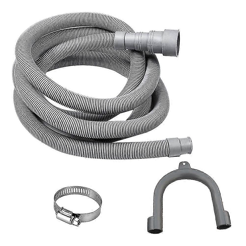 Drain Hose Extension Set Universal Washing Machine Hose 13ft, Include Bracket Hose Connector And Dr