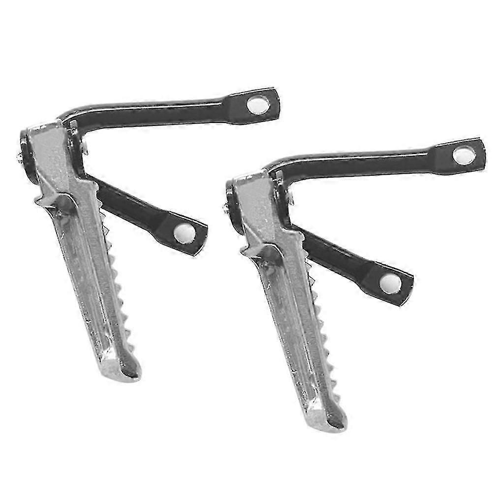 Folding foot pegs motorcycle rear 2pcs footrest