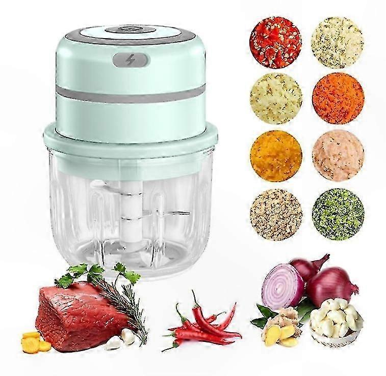 Wireless USB Garlic Masher Vegetable Meat Grinder Kitchen Gadget