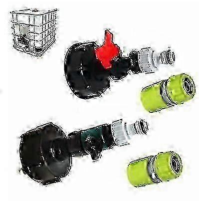 IBC water storage 1000 liter with faucet and valve