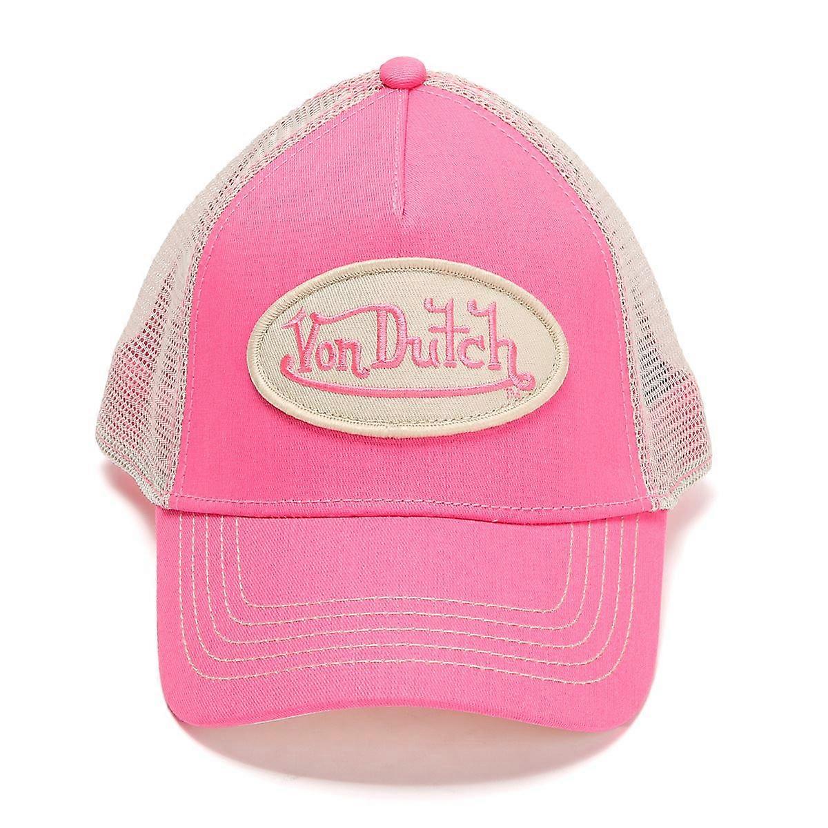 Von Dutch Staple Trucker Cotton Pink Caps
