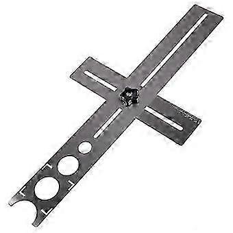 Ceramic Tile Hole Locator Adjustable Position Ruler Hole Locator 360 Degree -ZY
