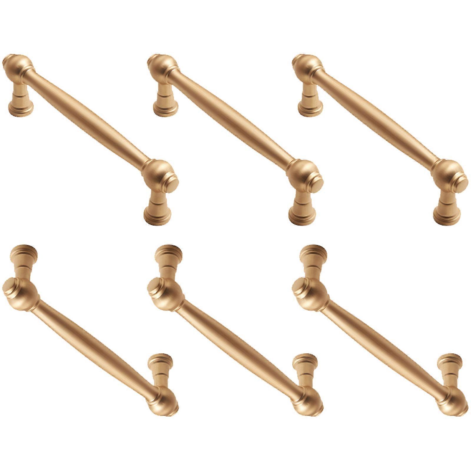 6 Divisions Permanent Drawer Pulls Metal Mixture Building Against Oxidation Pulls for Closets Drawers Home Improvement Multicolor