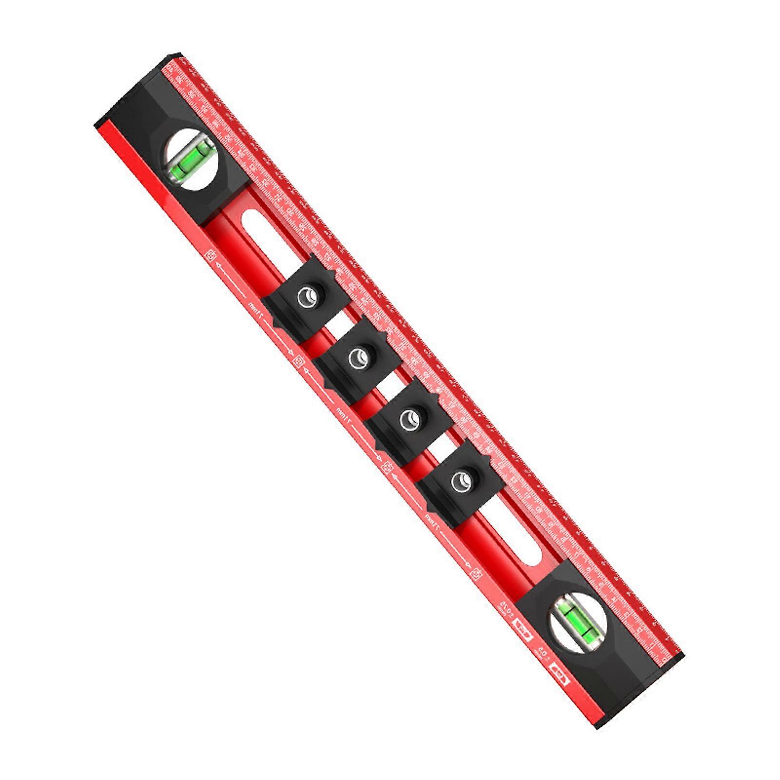 High Visibility Electrician Level Alignment Tool With Sliding Markers And Aluminum Construction For Electrician Projects Multicolor
