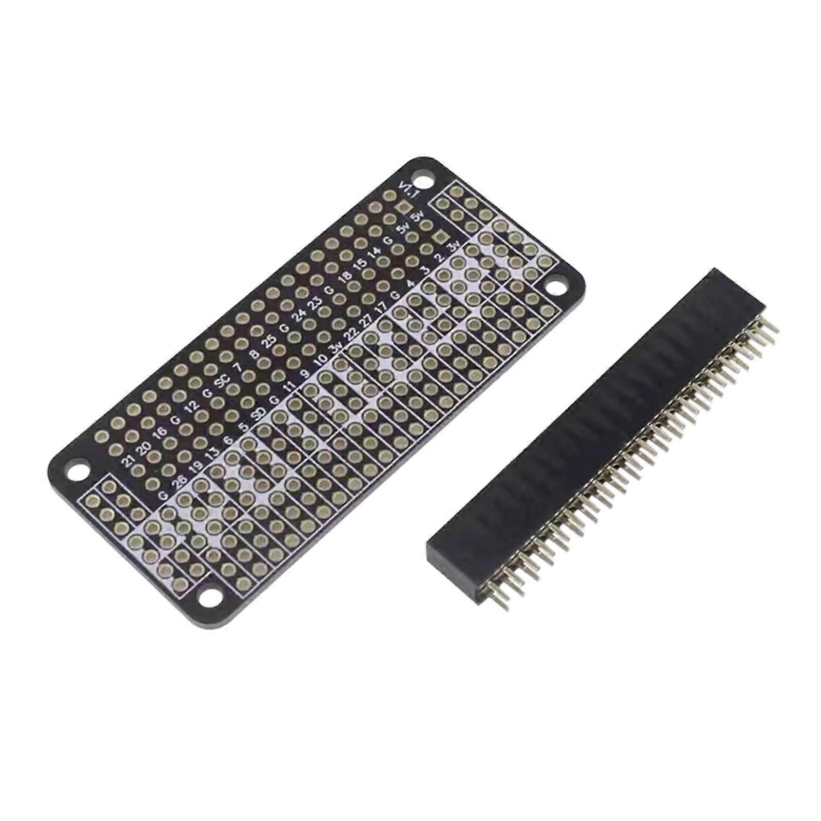 Breadboard Prototype Expansion Board Expansion Prototyping Welding Board with 40Pin GPIO 154 Hole Replacement Multicolor