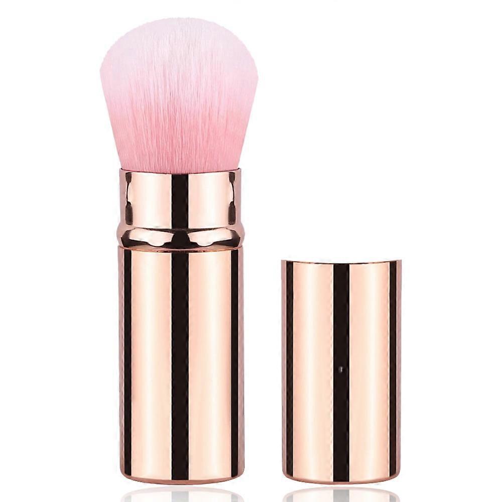 Retractable Makeup Brush, Travel Blush Brush with Cover