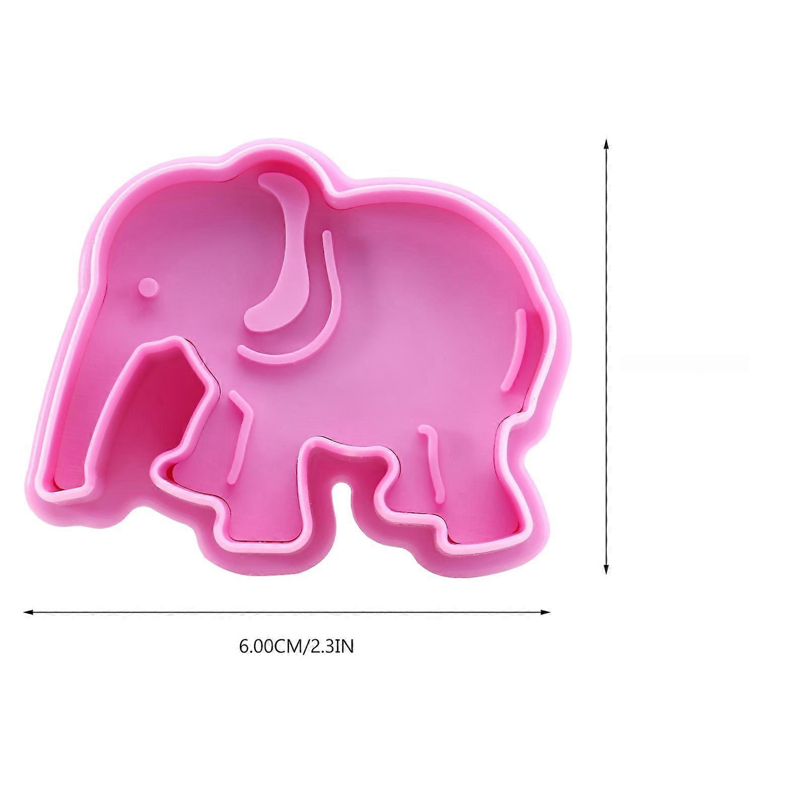 Biscuit Molds 2Sets Baking Molds for Baking Use Cartoon Purple Plastic