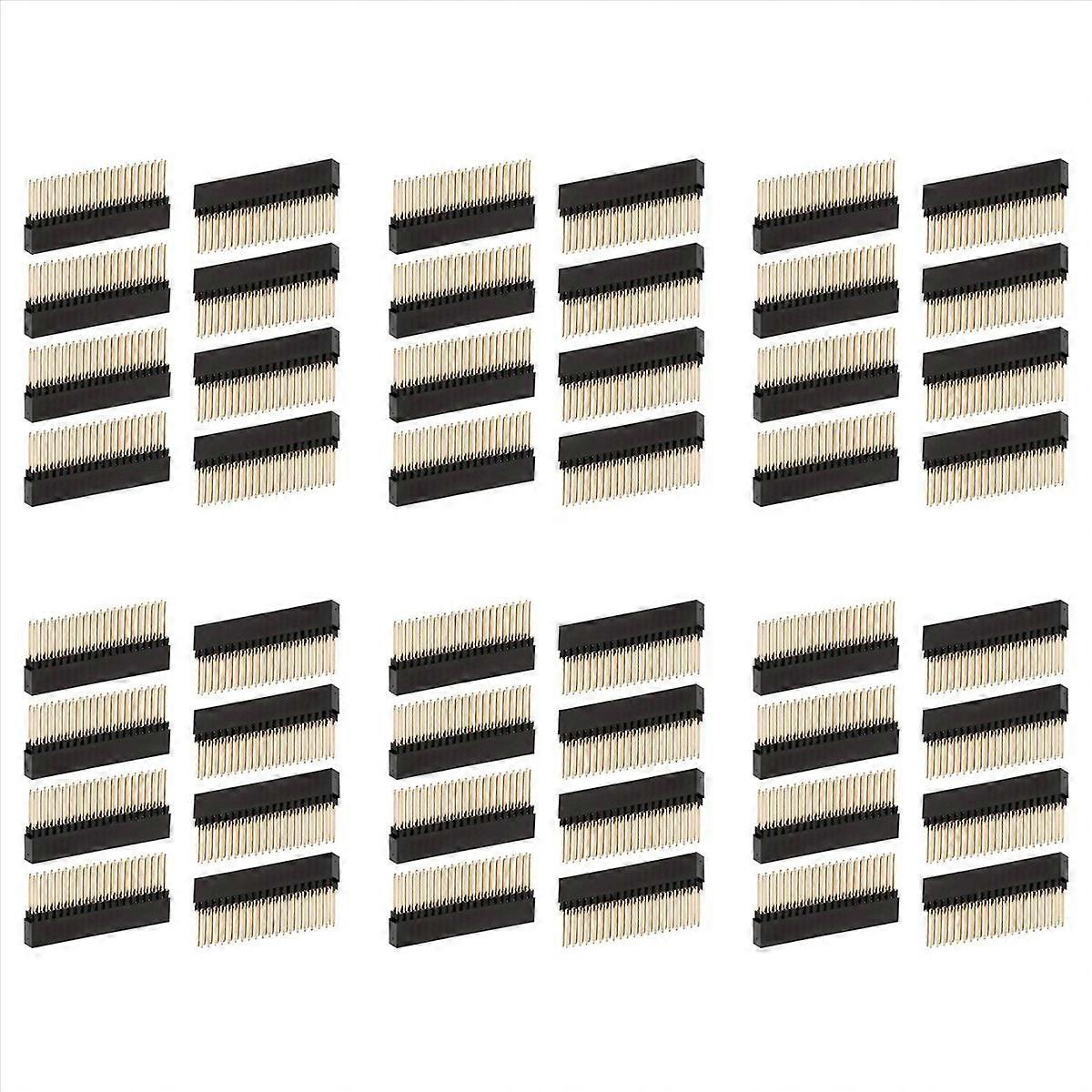 48PCS,2X20(40 Pin) Extra Tall Female 0.1 Inch Pitch Stacking Header for A+/B+/Pi 2/Pi 3 Extra Tall H
