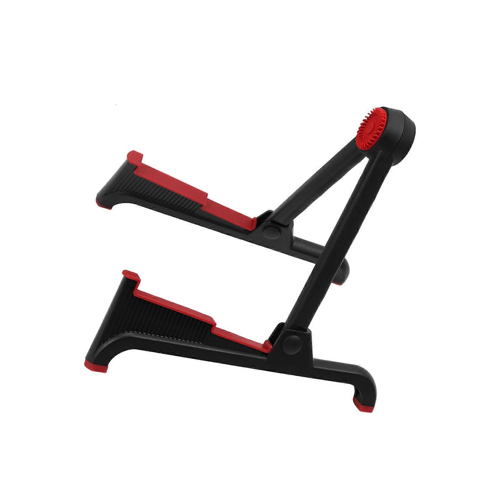 Nonslip Foldable Instrument Stand for Secure Support in Various Environment Portables Construction  black red