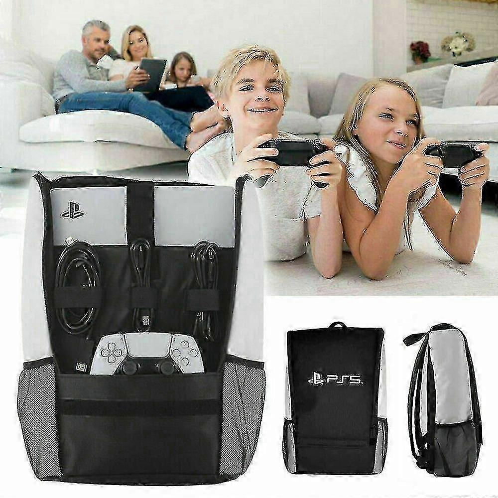 Travel Backpack Storage Case for PS5 - Ideal Game Console Accessory