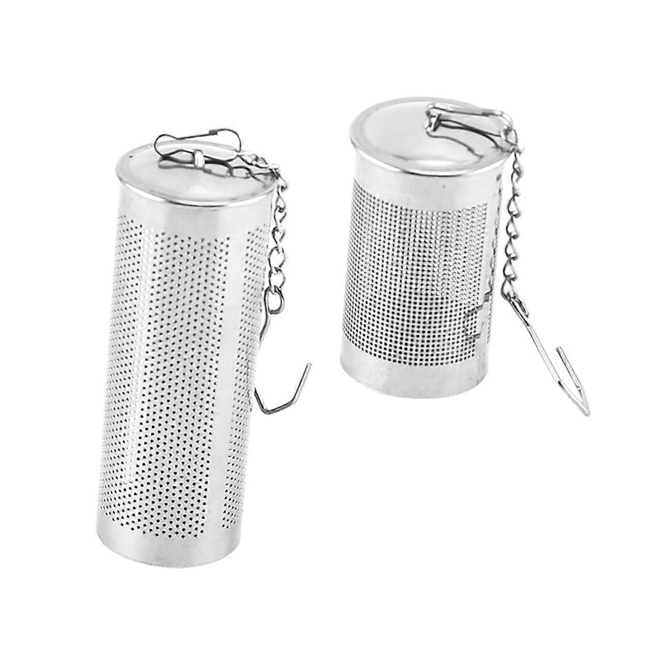 2pcs Stainless Steel Mesh Tea Infuser Strainers for Loose Leaf with Fine Mesh Filters RustResistant