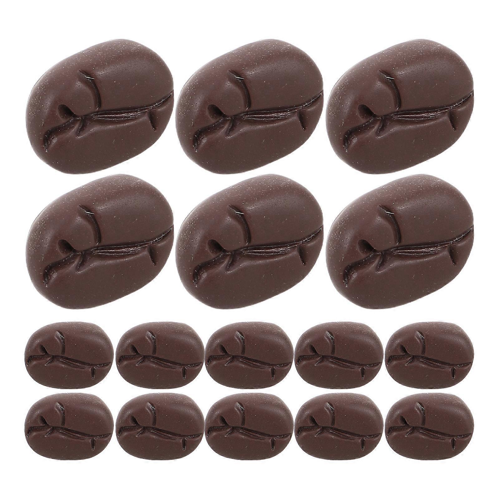 Coffee Bean Office Tacks Resin Creative Pushpins for Cork Board 30Pcs