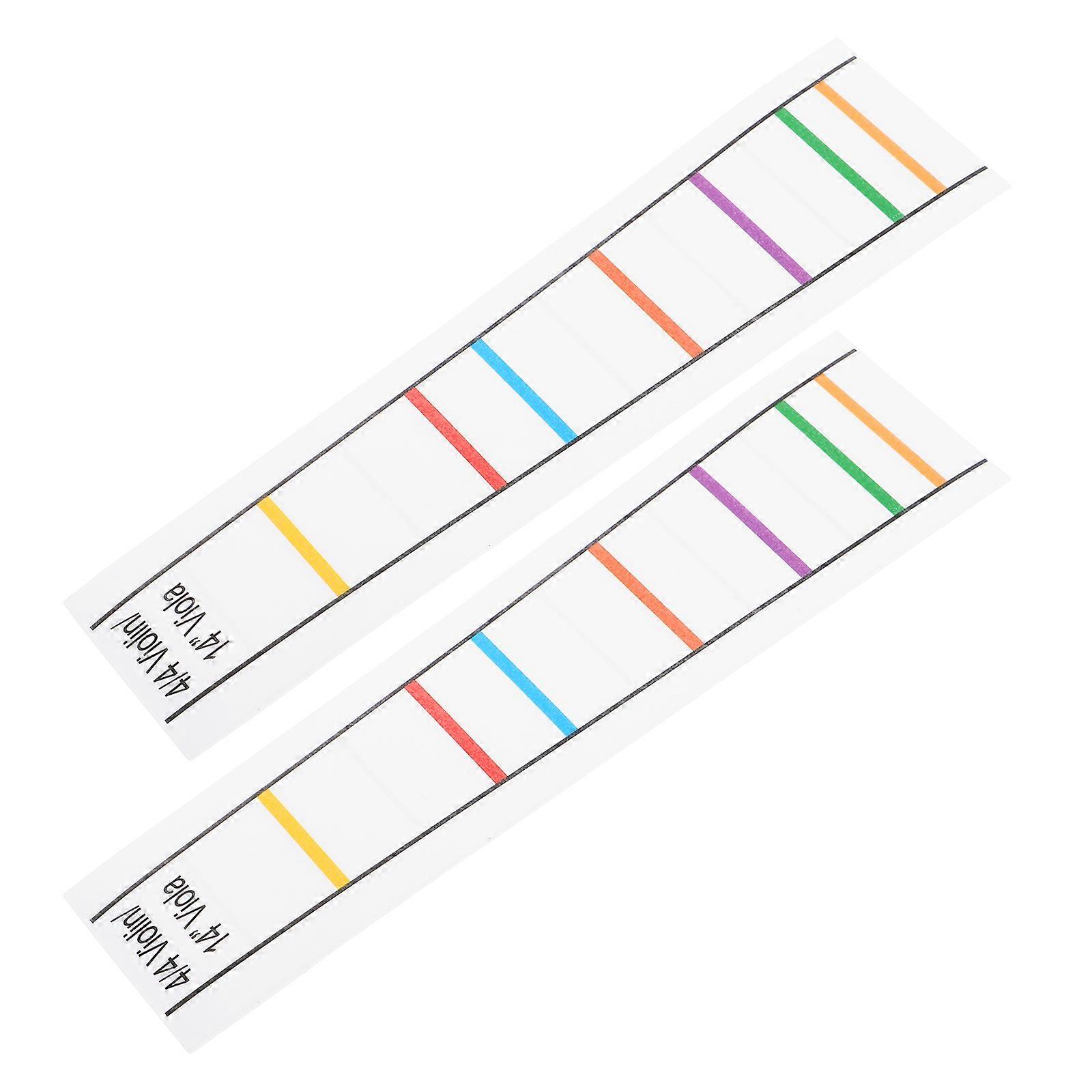 Finger Guide For Violin Beginners Scale Guide With Clear Markings On Violin Fingerboard 2Pcs