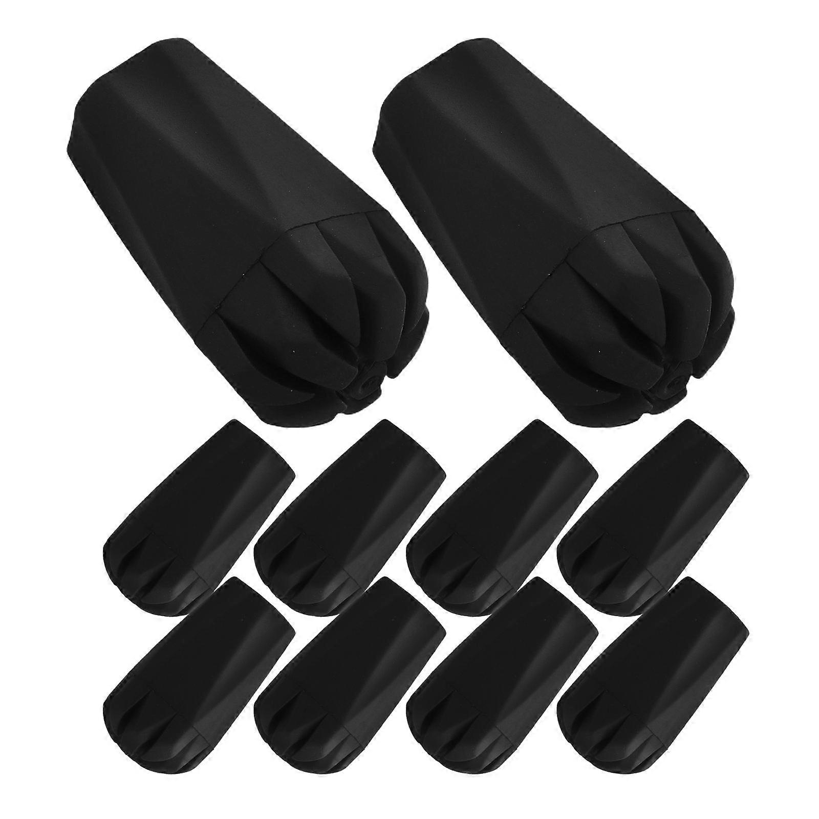 Universal Walking Stick Rubber Tips for Hiking Poles Replacement 10Pcs