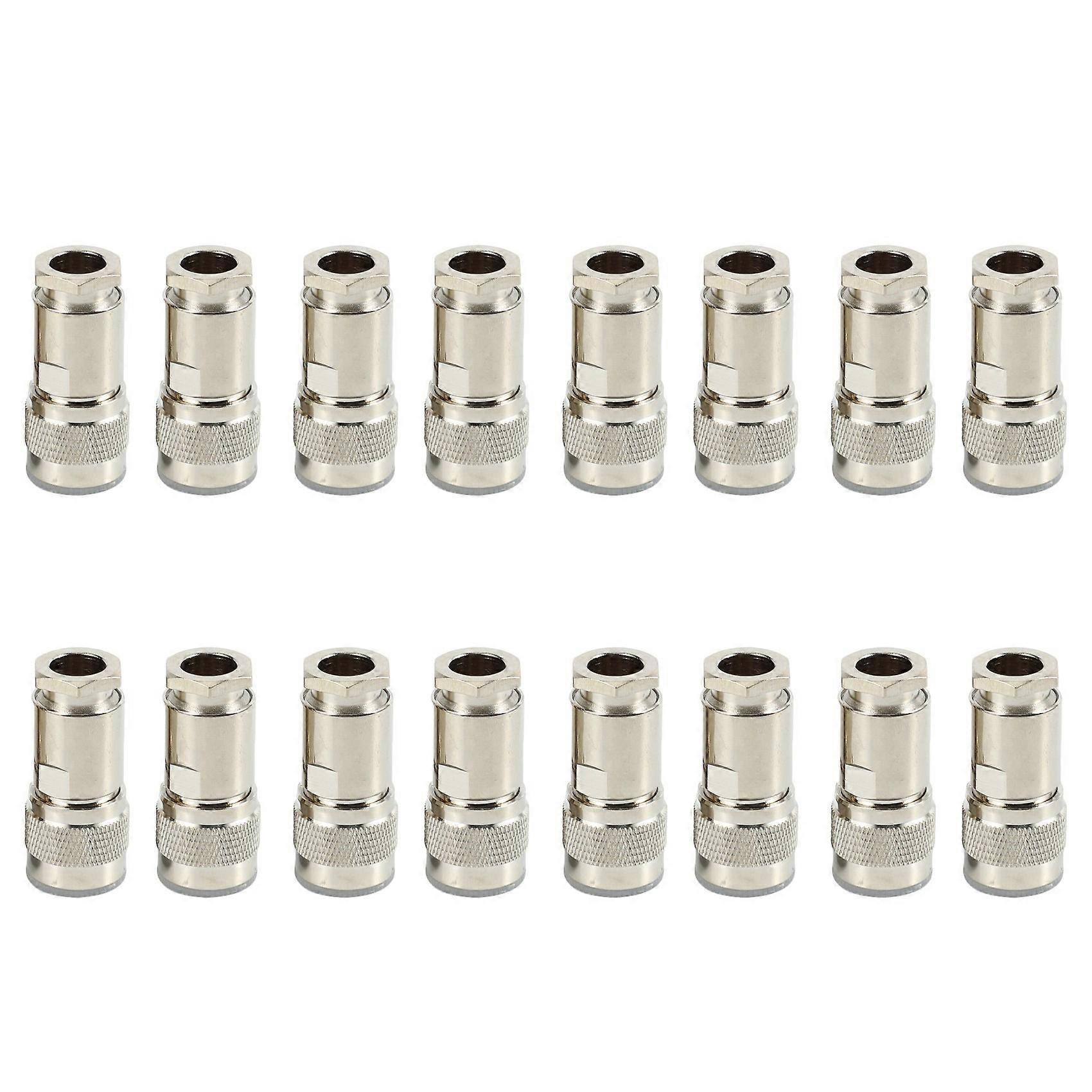 16 Pcs N Type Male Clamp RG8 LMR400 RG165 RG213 7D-FB RF Coaxial Connector