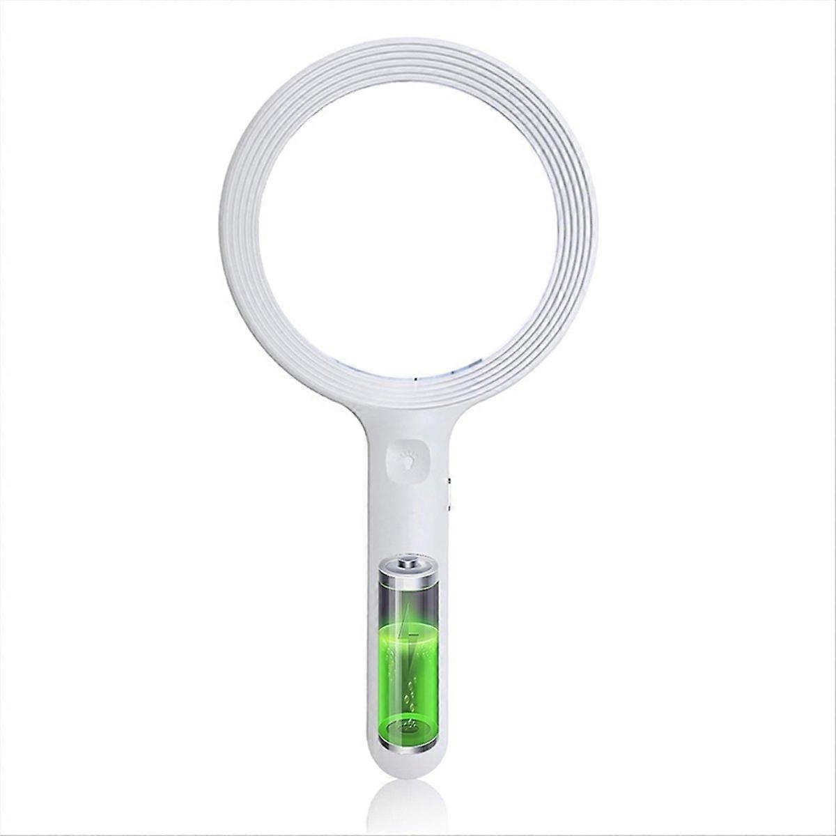 Magnifying Glass Light - 12 LED Handheld Reading 3 Lighting Modes,