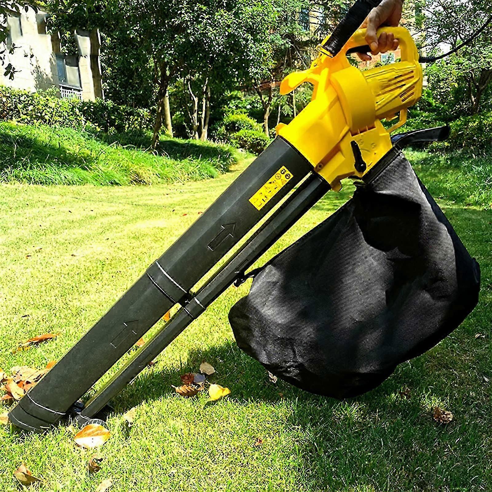 3000W Electric Leaf Blower Vacuum Shredder 3-in-1 with 35L Collection Bag and Variable Speed Control, 30m Cable