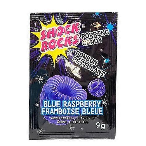 Shock Rocks Popping Candy Blue Raspberry, 9 Grams (Case Of 24)