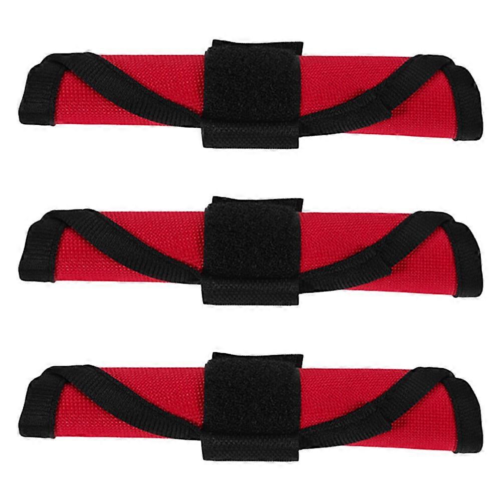 Fishing Lure Cover Hook Protector for Protection Use 3Pcs Red Nylon Wrap