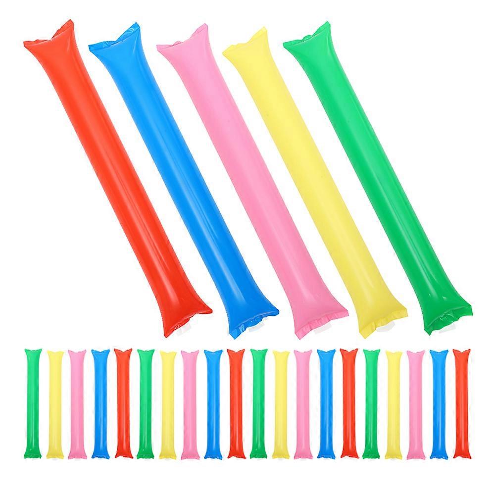 Inflatable Thunder Sticks for Party Decoration 50Pcs Vibrant Assorted Colors