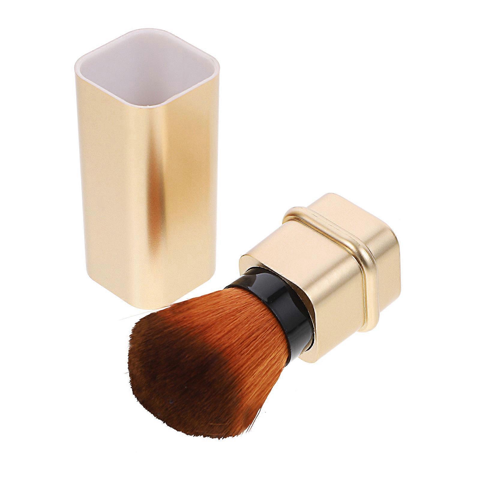 Makeup Professional Makeup Brush for Powder Application 2Pcs Golden Brush