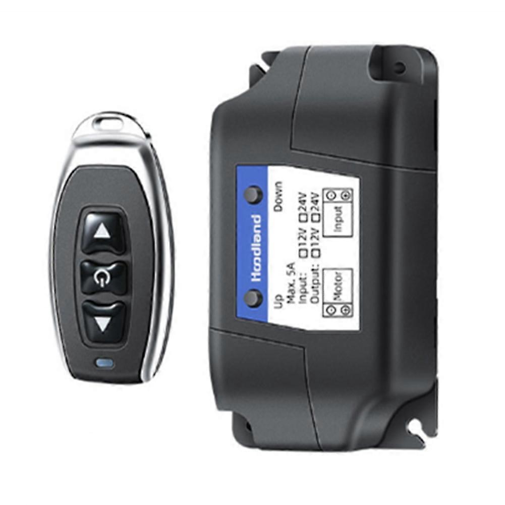 Hoodland Electric Linear Actuator Controller with Wireless Wired Controller 6V/12V/24V DC Universal Forward & Reverse Controller
