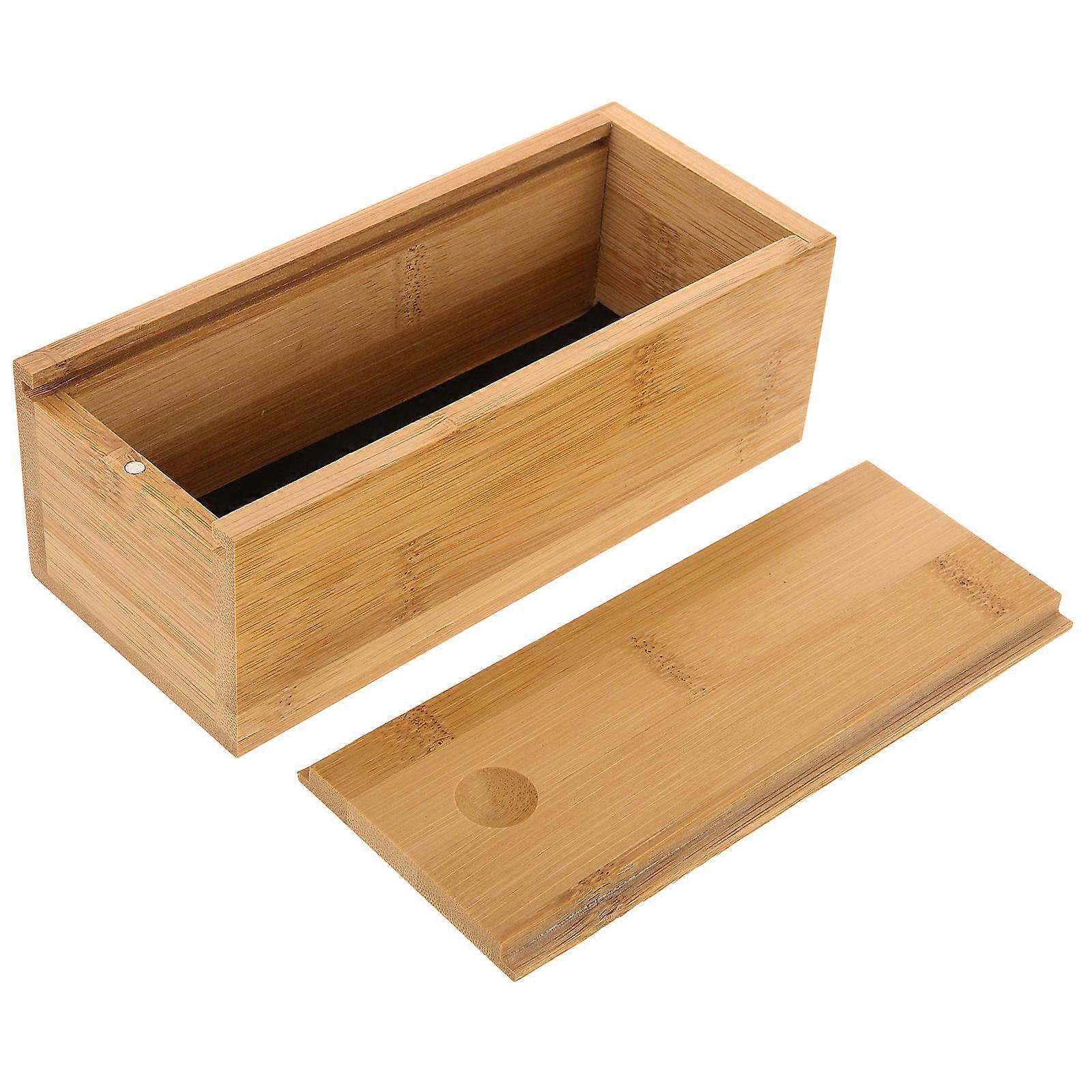 Bamboo Eyewear Holder for Storage Use with Shock Resistant Feature 1 Piece