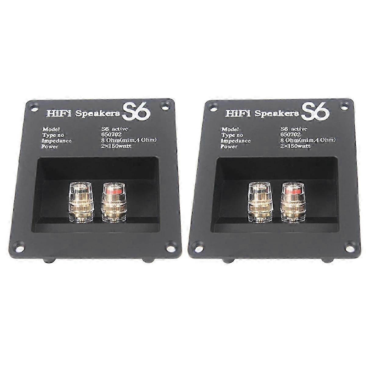 2PCS the Junction Box Connector of the Speaker Box is Equipped