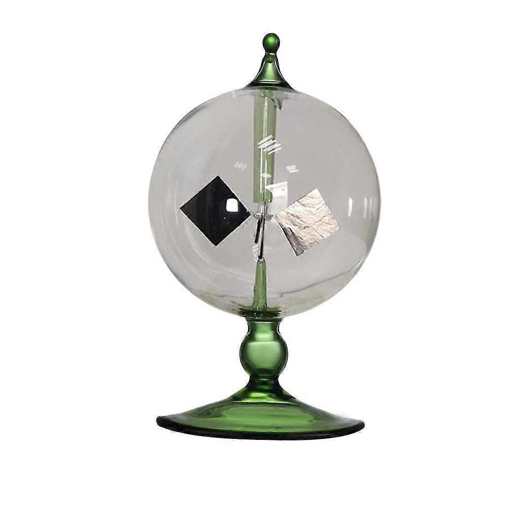 Solar Crookes Radiometer Handmade Glass LightPowered Spinner Creative Physics Gift Home Decor