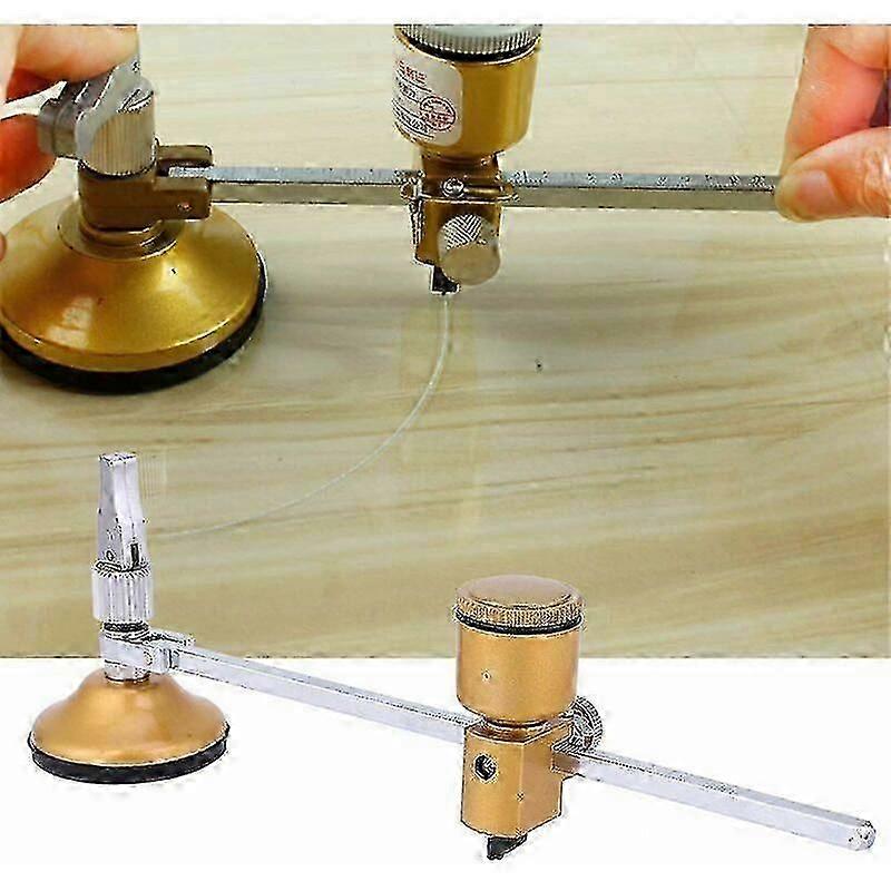 Circular Glass Cutter, 60cm Compass Type, Ceramic Tile Cutter with Suction Cup