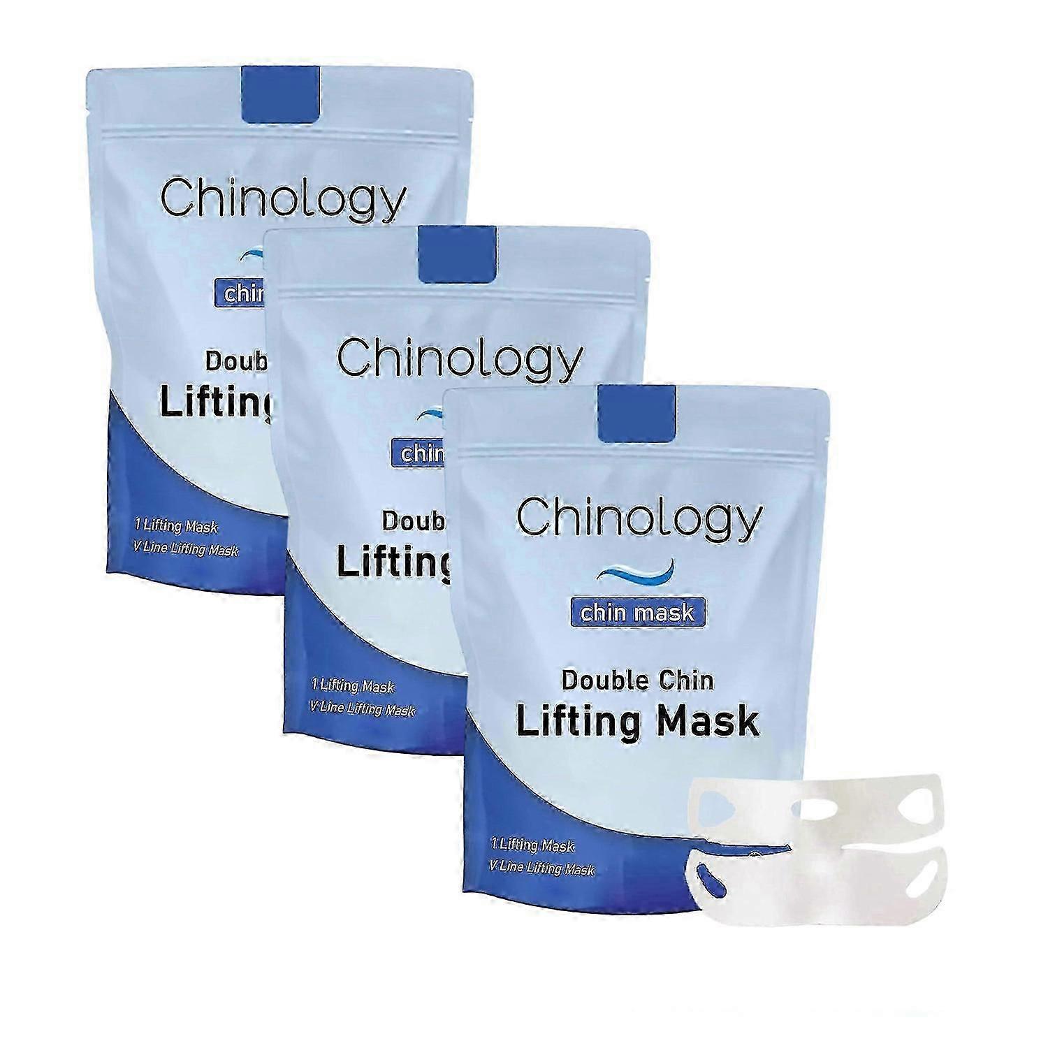 Masque lifting double menton réutilisable (1 à 3 fois)