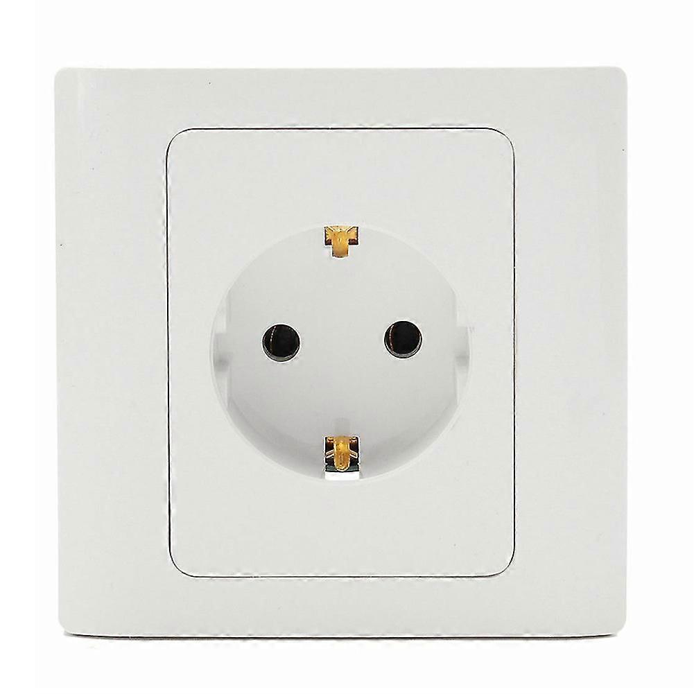 Useful Eu German Standard 250v 16a 1 Gang Power Outlet Single Plug Wall Socket